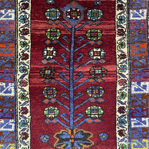 Vintage Handwoven Turkish Manisa Selendi Rug