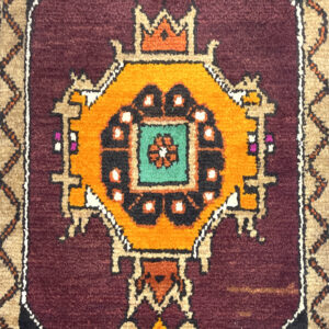 vintage-anatolian-small-hand-knotted-rug-51-cm-x-109-cm-y010048-1 Vintage Anatolian Small Hand-Knotted Rug 51 Cm X 109 Cm (1’7′′ X 3’6′′ FT) – Y010048