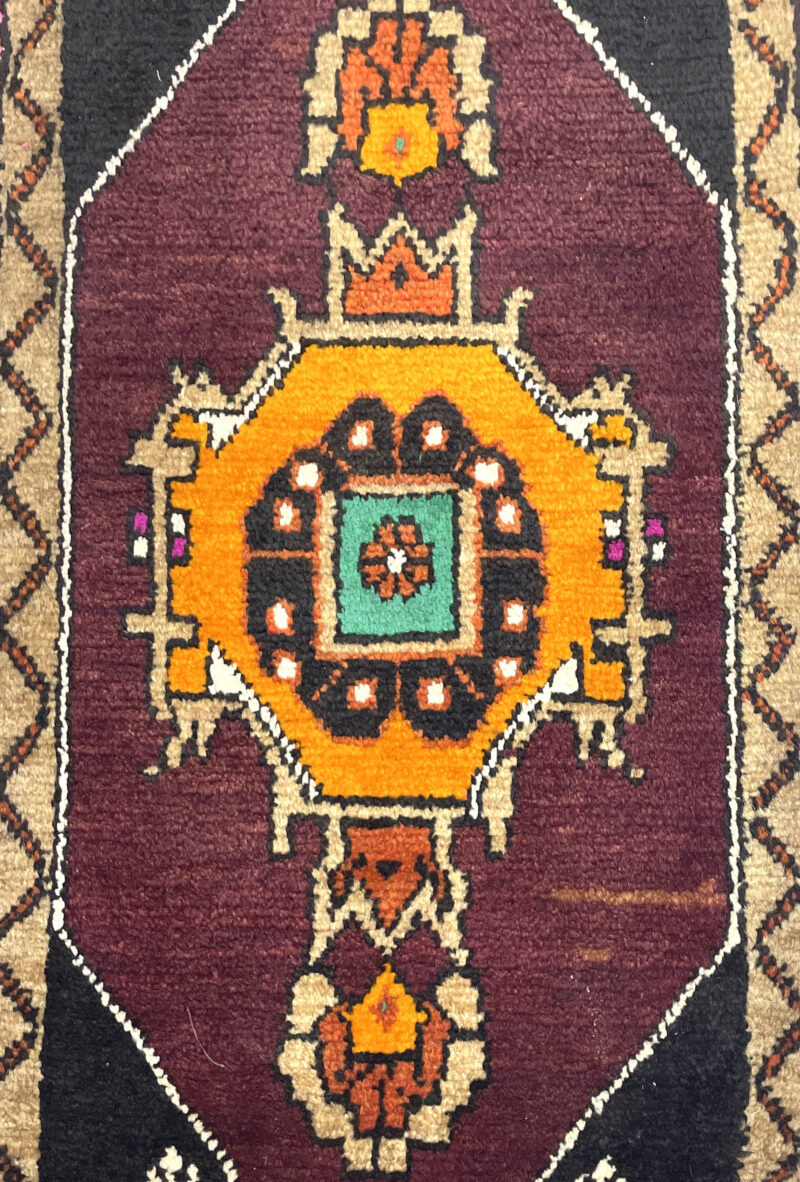 vintage-anatolian-small-hand-knotted-rug-51-cm-x-109-cm-y010048-1 Vintage Anatolian Small Hand-Knotted Rug 51 Cm X 109 Cm (1’7′′ X 3’6′′ FT) – Y010048