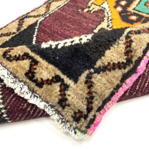 vintage-anatolian-small-hand-knotted-rug-51-cm-x-109-cm-y010048-2 Vintage Anatolian Small Hand-Knotted Rug 51 Cm X 109 Cm (1’7′′ X 3’6′′ FT) – Y010048