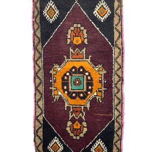 vintage-anatolian-small-hand-knotted-rug-51-cm-x-109-cm-y010048 Vintage Anatolian Small Rug 50 cm x 108 cm (1'64" x 3'54" FT) - Y010024