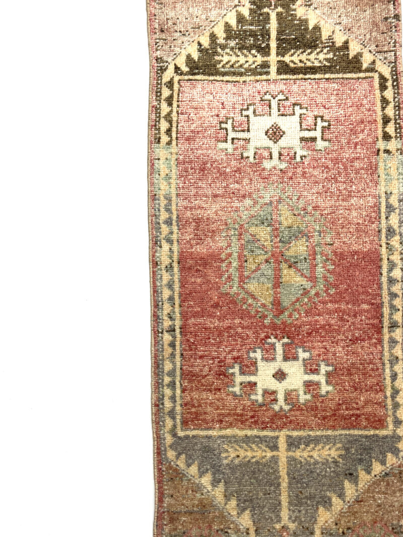 Vintage Anatolian Small Rug 43 cm x 110 cm (1'4" x 3'6" FT) - Y010026
