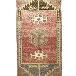 Vintage Anatolian Small Rug 43 cm x 110 cm (1'4" x 3'6" FT) - Y010026