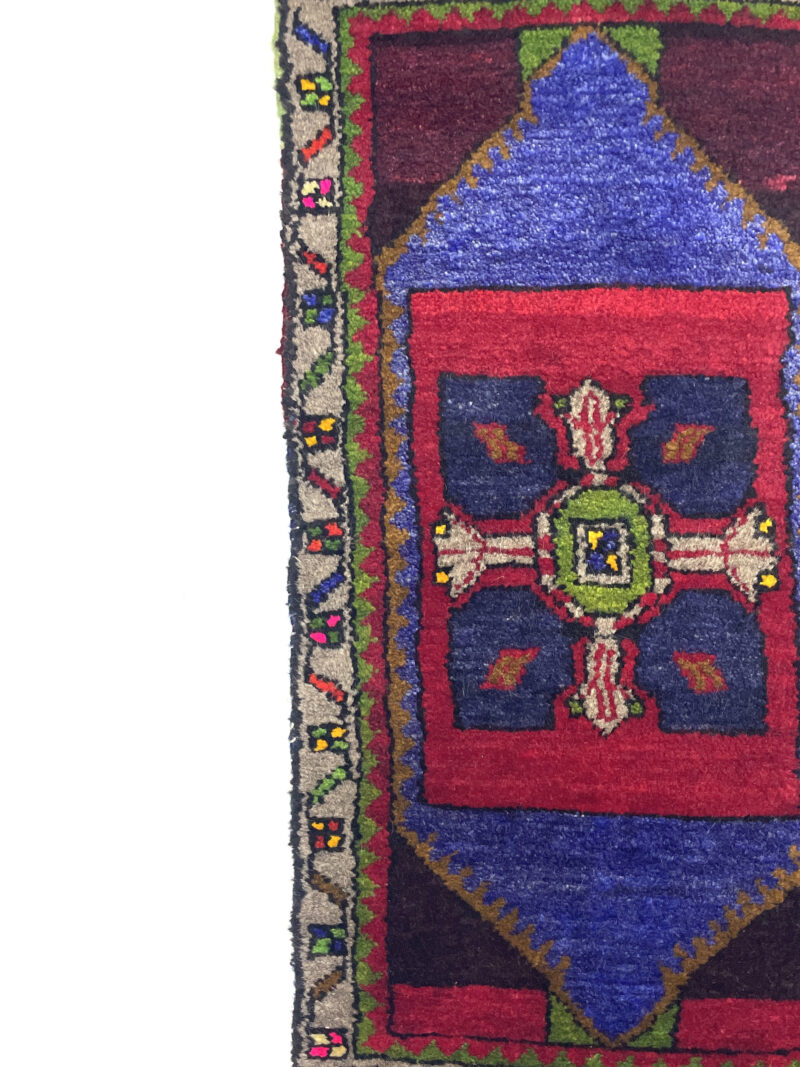 Vintage Anatolian Small Rug 43 cm x 55 cm (1'4" x 2'8" FT) - Y010018