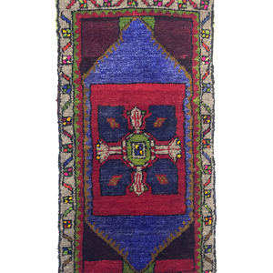 Vintage Anatolian Small Rug 43 cm x 55 cm (1'4" x 2'8" FT) - Y010018