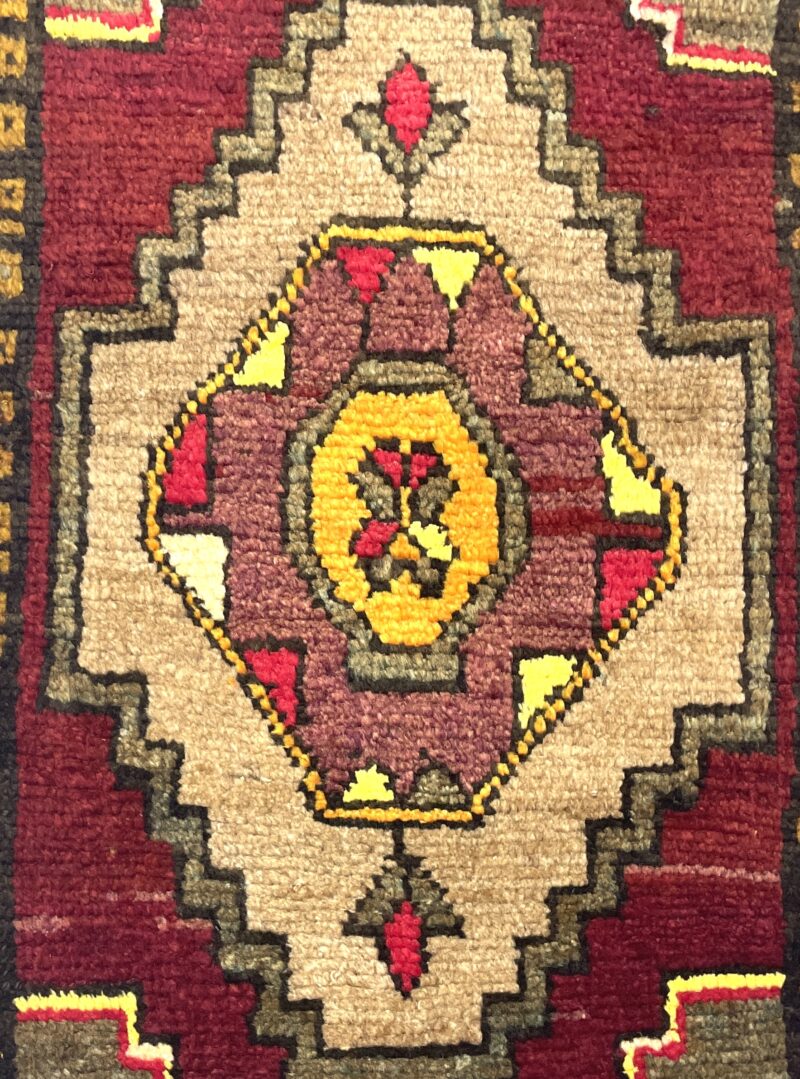 vintage-anatolian-small-rug-48-cm-x-106-cm-y010014-1 Vintage Anatolian Small Rug 48 cm x 106 cm (1'6" x 3'5" FT) - Y010014