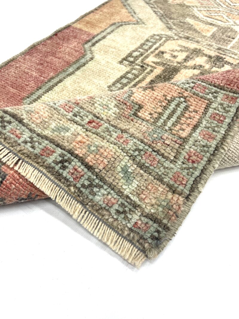 vintage-anatolian-small-rug-48-cm-x-117-cm-y010022-2 Vintage Anatolian Small Rug 48 cm x 117 cm (1'6" x 3'84" FT) - Y010022