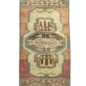 vintage-anatolian-small-rug-48-cm-x-117-cm-y010022 Vintage Anatolian Small Rug 48 cm x 117 cm (1'6" x 3'84" FT) - Y010022