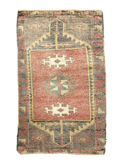 vintage-anatolian-small-rug-50-cm-x-108-cm-y010024 Vintage Anatolian Small Rug 50 cm x 108 cm (1'64" x 3'54" FT) - Y010024