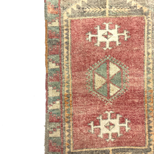 vintage-anatolian-small-rug-50-cm-x-112-cm-y010027-1 Vintage Anatolian Small Rug 50 cm x 112 cm (1'7" x 3'7" FT) - Y010027