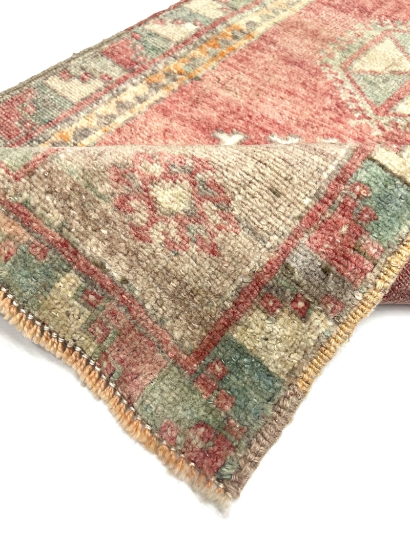 vintage-anatolian-small-rug-50-cm-x-112-cm-y010027-2 Vintage Anatolian Small Rug 50 cm x 112 cm (1'7" x 3'7" FT) - Y010027