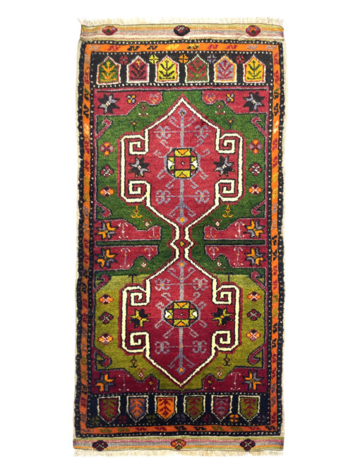 vintage-anatolian-small-rug-53-cm-x-104-cm-y010015 Vintage Anatolian Small Rug 53 cm x 104 cm (1'7" x 3'4" FT) - Y010015