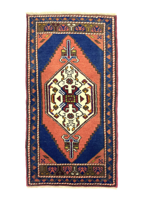 vintage-anatolian-small-rug-57-cm-x-108-cm-y010021 Vintage Anatolian Small Rug 57 cm x 108 cm (1'9" x 3'54" FT) - Y010021