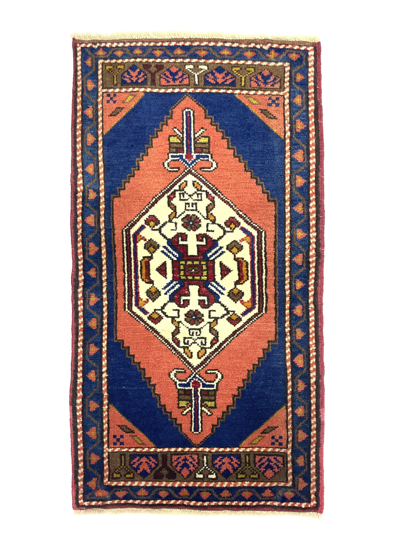 Vintage Anatolian Small Rug 57 cm x 108 cm (1'9" x 3'54" FT) - Y010021