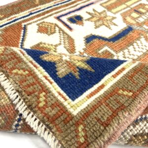 vintage-anatolian-small-rug-58-cm-x-126-cm-y010025-2 Vintage Anatolian Small Rug 58 cm x 126 cm (1'9" x 4'23" FT) - Y010025