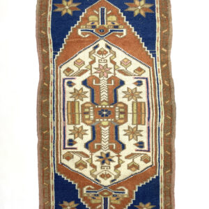 Vintage Anatolian Small Handmade Rug 52 cm x 99 cm (1'7" x 3'2" FT) - Y010033