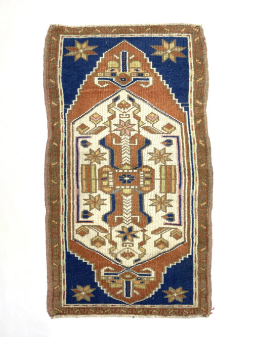 vintage-anatolian-small-rug-58-cm-x-126-cm-y010025 Vintage Anatolian Small Rug 58 cm x 126 cm (1'9" x 4'23" FT) - Y010025