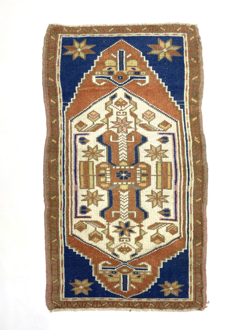 vintage-anatolian-small-rug-58-cm-x-126-cm-y010025 Vintage Anatolian Small Rug 58 cm x 126 cm (1'9" x 4'23" FT) - Y010025