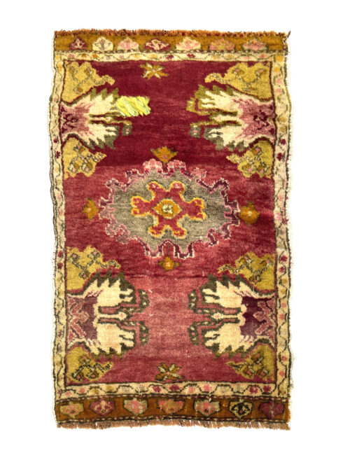 vintage-anatolian-small-rug-60-cm-x-100-cm-y010020 Vintage Anatolian Small Rug 60 cm x 100 cm (2 x 3'25" FT) - Y010020