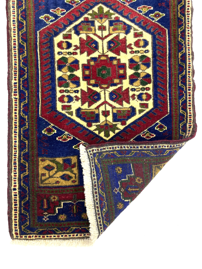 vintage-anatolian-small-rug-60-cm-x-112-cm-y010059-3 Vintage Anatolian Small Rug 60 cm x 112 cm (2 X 4 FT) - Y010059