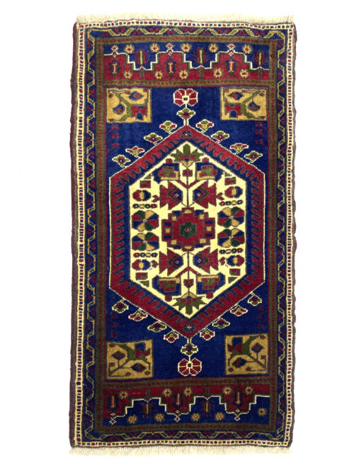 Vintage Anatolian Small Rug 60 cm x 112 cm (2 X 4 FT) - Y010059