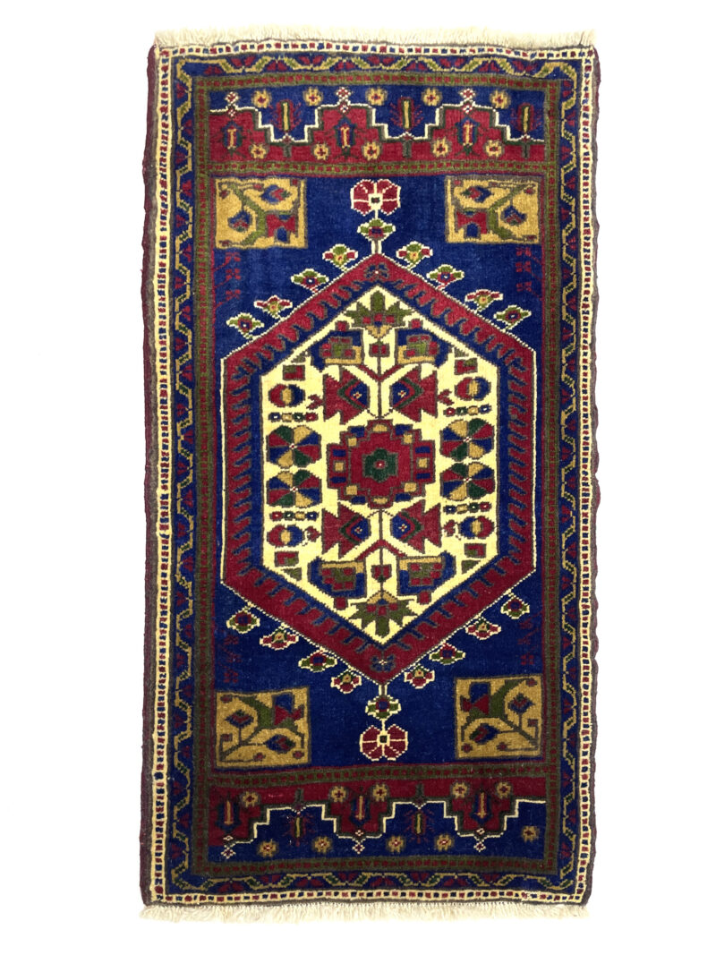 vintage-anatolian-small-rug-60-cm-x-112-cm-y010059 Vintage Anatolian Small Rug 60 cm x 112 cm (2 X 4 FT) - Y010059