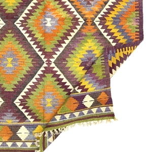 vintage-barak-kilim-rug-123-cm-x-180-cm-0020010-2 Vintage Barak Kilim Rug 123 cm x 180 cm (4’ X 5’9” FT) - 0020010