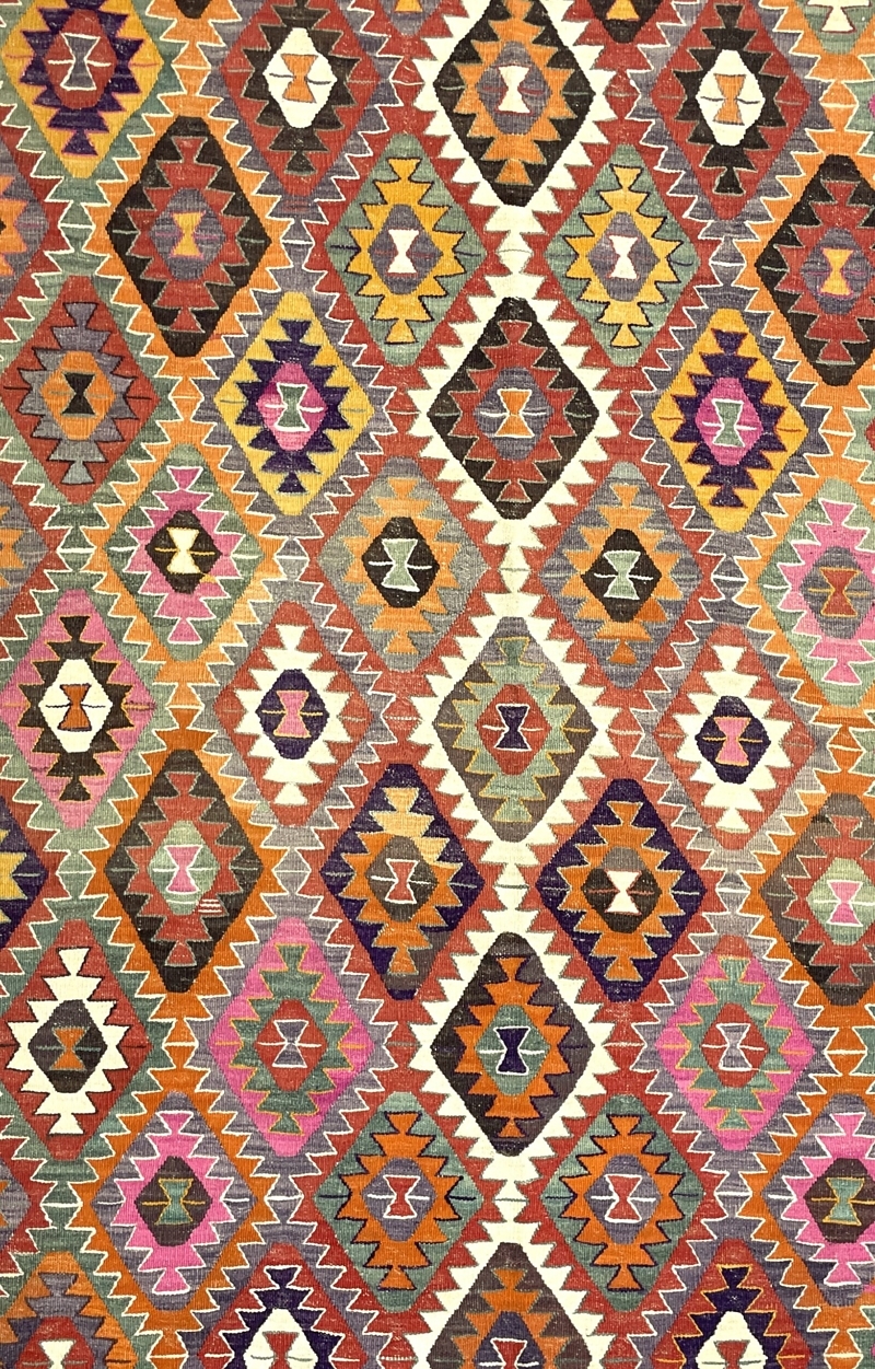 vintage-barak-kilim-rug-155-cm-x-271-cm-0030001-2 Vintage Barak Kilim Rug 155 cm x 271 cm (5 X 9 FT) - 0030001