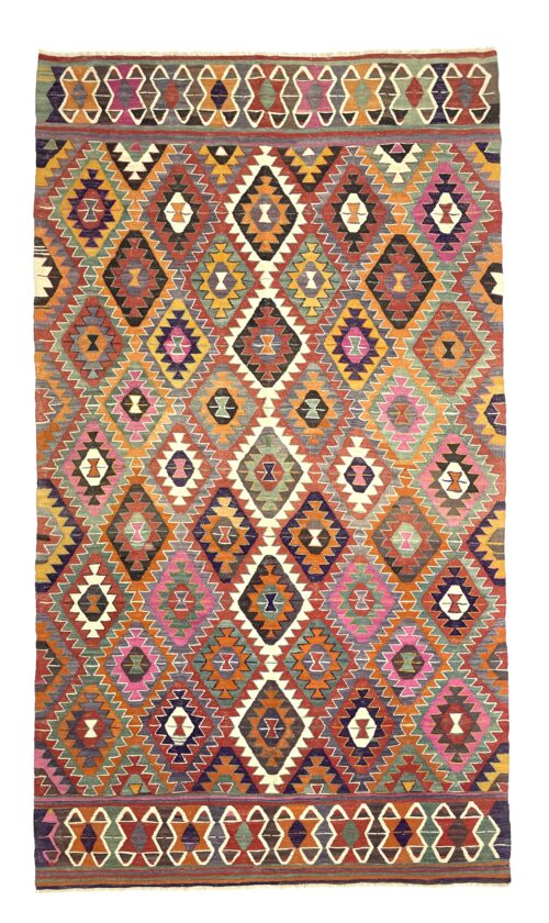 Vintage Barak Kilim Rug 155 cm x 271 cm (5 X 9 FT) - 0030001