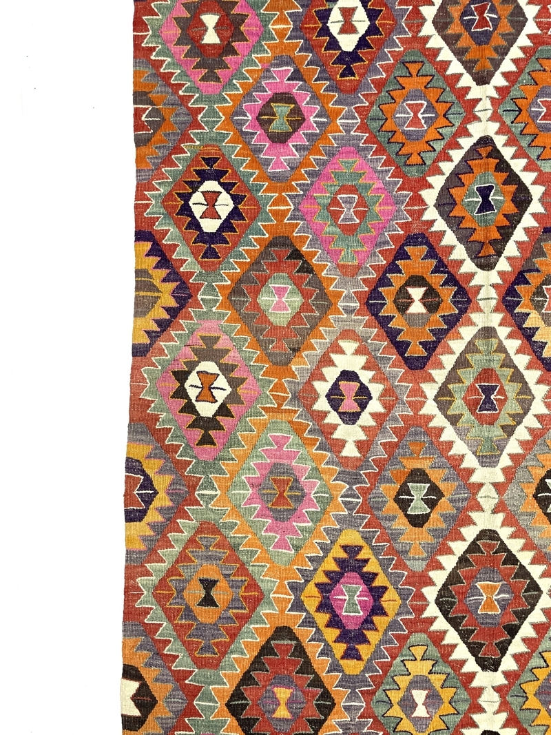 vintage-barak-kilim-rug-155-cm-x-271-cm-0030001-8 Vintage Barak Kilim Rug 155 cm x 271 cm (5 X 9 FT) - 0030001