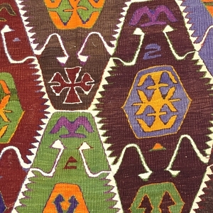 vintage-barak-kilim-rug-155-cm-x-285-cm-0030004-4 Vintage Large Barak Kilim Rug 155 cm x 285 cm (5 X 9 FT) - 0030004