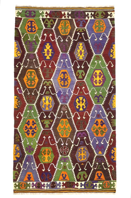 Vintage Large Barak Kilim Rug 155 cm x 285 cm (5 X 9 FT) - 0030004