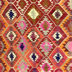 Vintage Barak Kilim Rug 92 cm x 167 cm (3 x 5'5” FT) - 0010023