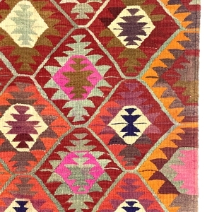 Vintage Barak Kilim Rug 92 cm x 167 cm (3 x 5'5” FT) - 0010023