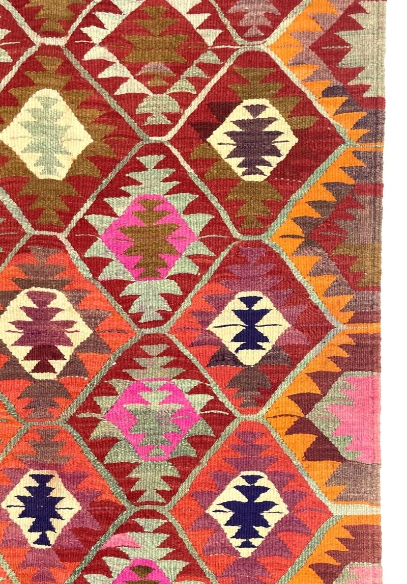 Vintage Barak Kilim Rug 92 cm x 167 cm (3 x 5'5” FT) - 0010023