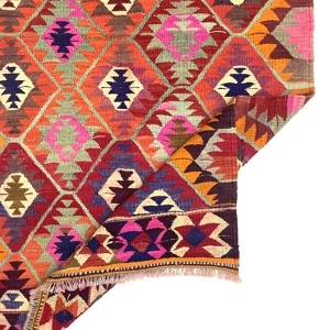 Vintage Barak Kilim Rug 92 cm x 167 cm (3 x 5'5” FT) - 0010023