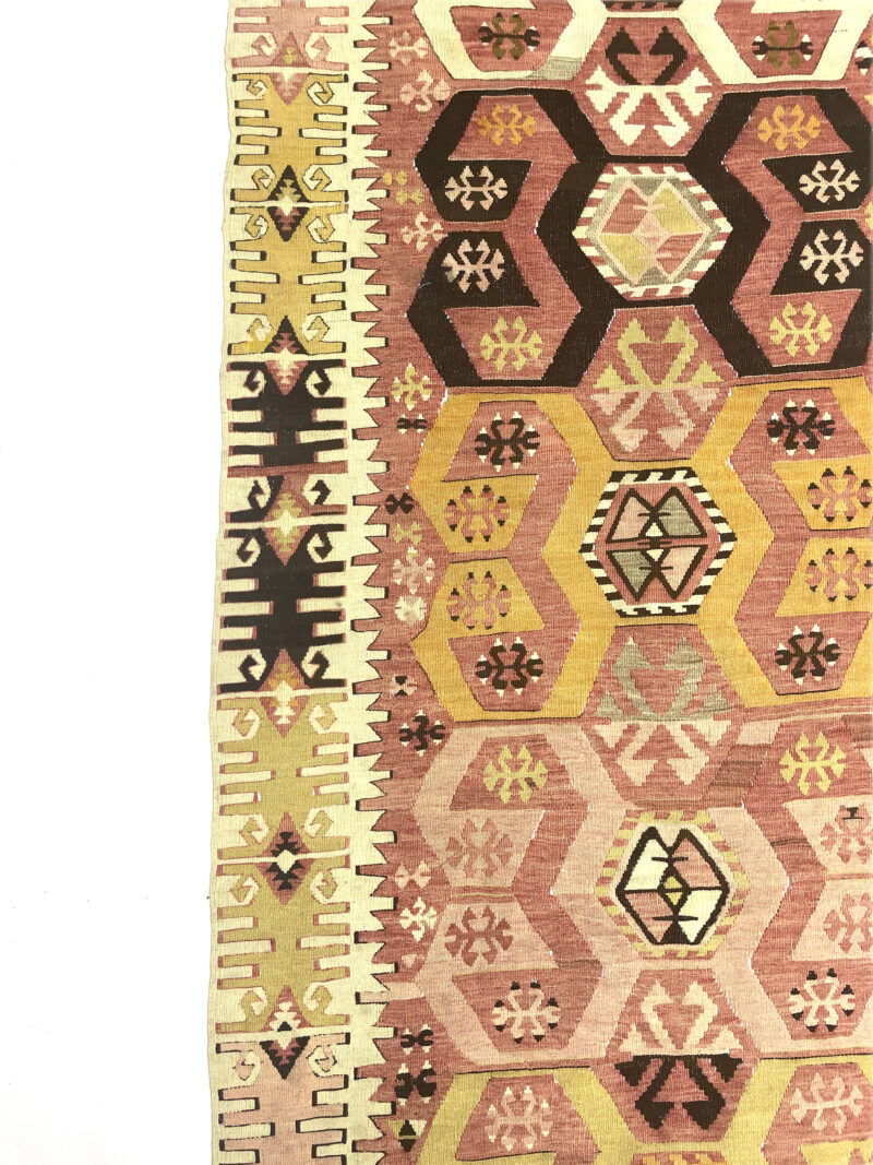 vintage-esme-kilim-runner-105-cm-x-317-cm-r010002-3 Vintage Esme Kilim Runner 105 cm x 317 cm (3’5” X 10'4" FT) - R010002