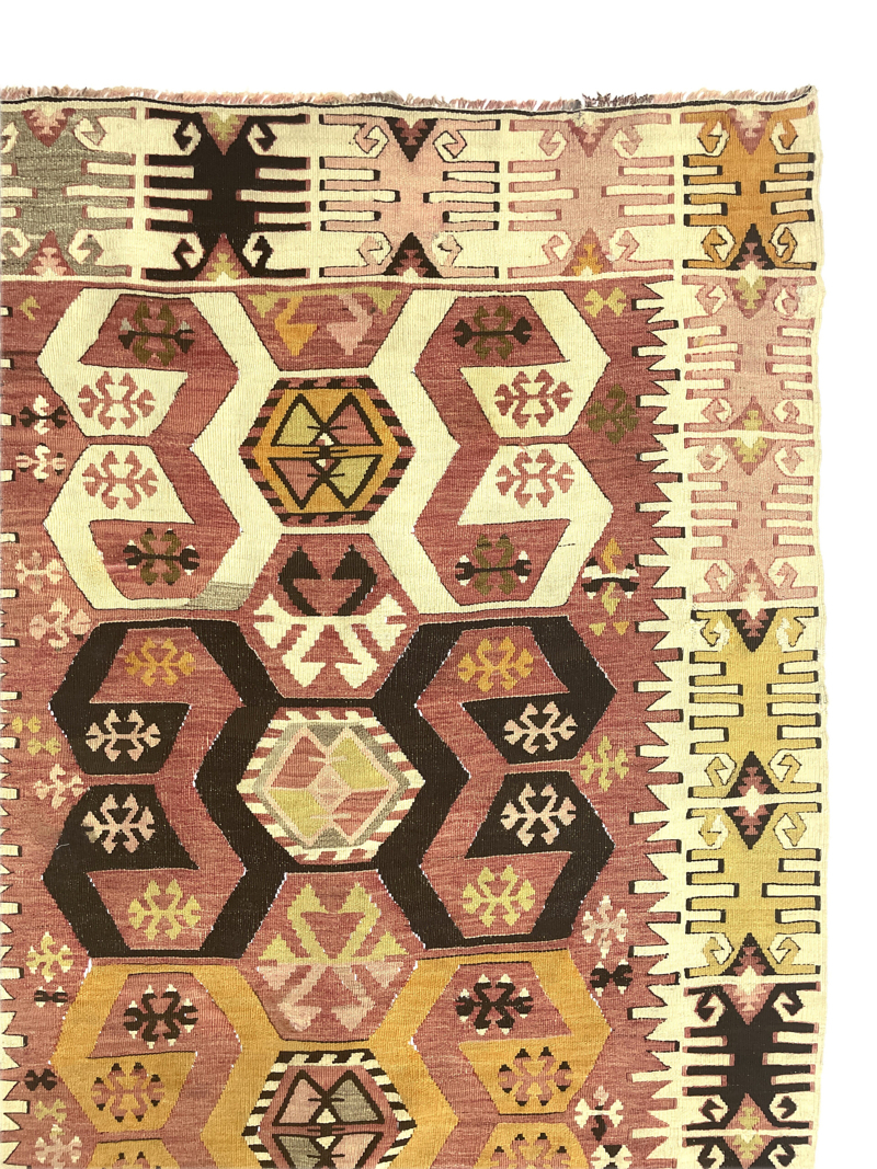 vintage-esme-kilim-runner-105-cm-x-317-cm-r010002-4 Vintage Esme Kilim Runner 105 cm x 317 cm (3’5” X 10'4" FT) - R010002