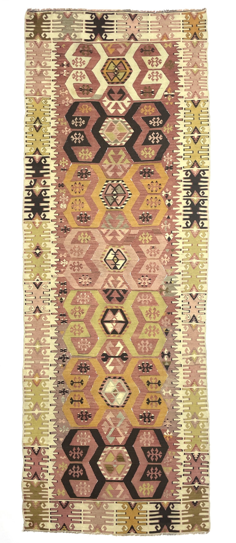 vintage-esme-kilim-runner-105-cm-x-317-cm-r010002 Vintage Esme Kilim Runner 105 cm x 317 cm (3’5” X 10'4" FT) - R010002