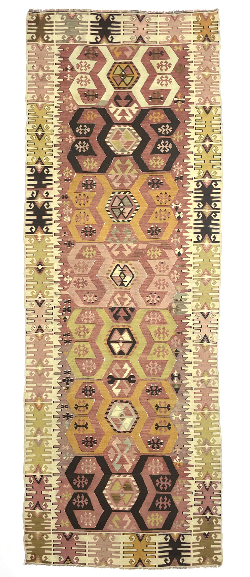 vintage-esme-kilim-runner-105-cm-x-317-cm-r010002 Vintage Esme Kilim Runner 105 cm x 317 cm (3’5” X 10'4" FT) - R010002