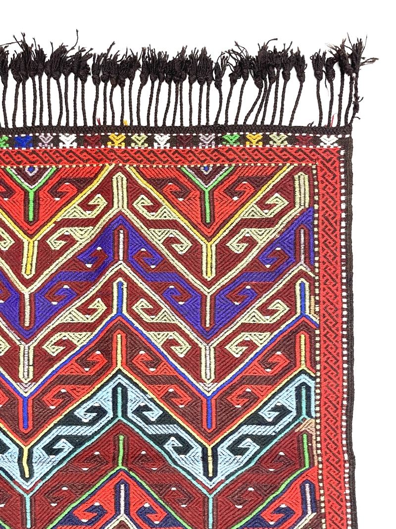 vintage-funky-cecim-kilim-rug-85-cm-x-122-cm-0010037-3 Vintage Funky Cecim Kilim Rug 85 cm x 122 cm (3 X 4 FT) - 0010037