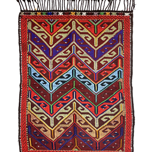 vintage-funky-cecim-kilim-rug-85-cm-x-122-cm-0010037 Vintage Barak Kilim Rug 92 cm x 167 cm (3 x 5'5” FT) - 0010023