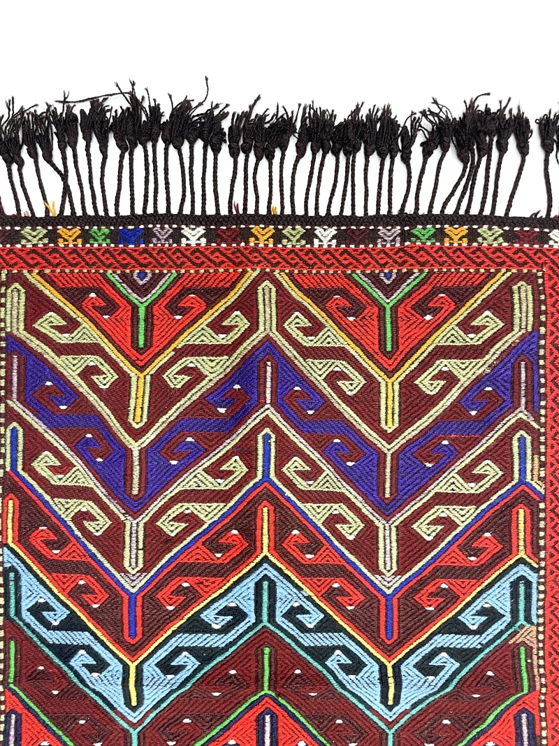 vintage-funky-cecim-kilim-rug-85-cm-x-122-cm-0010037-4 Vintage Funky Cecim Kilim Rug 85 cm x 122 cm (3 X 4 FT) - 0010037