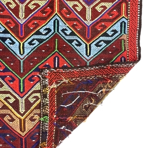 vintage-funky-cecim-kilim-rug-85-cm-x-122-cm-0010037-6 Vintage Funky Cecim Kilim Rug 85 cm x 122 cm (3 X 4 FT) - 0010037