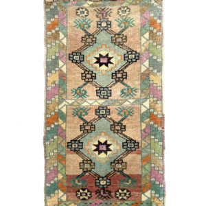 Vintage Funky Small Rug 44 Cm X 80 Cm (1’5′′ X 2’6′′ FT) – Y010051