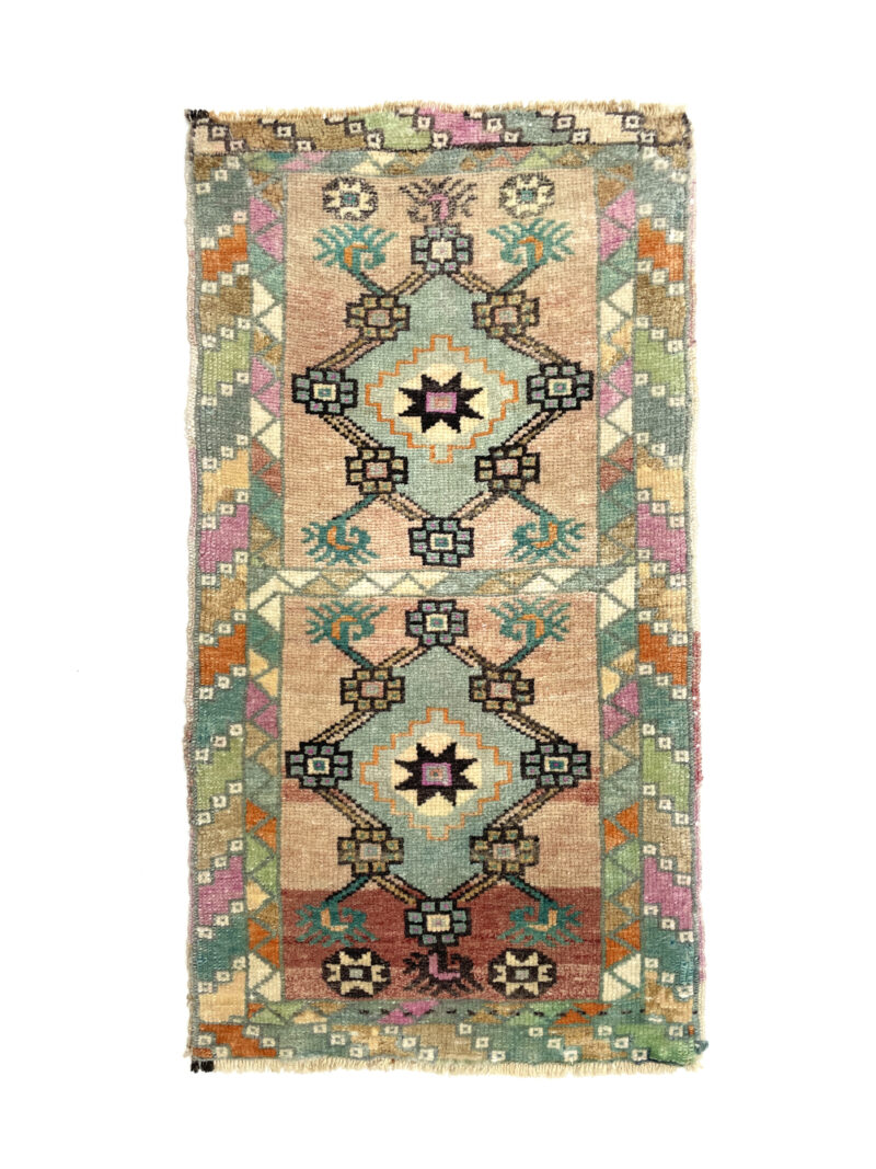 Vintage Funky Small Rug 44 Cm X 80 Cm (1’5′′ X 2’6′′ FT) – Y010051
