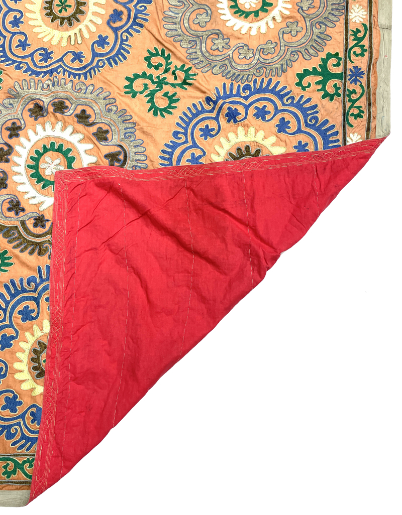 Vintage Handmade Traditional Suzani Textile Vintage Handmade Traditional Suzani Textile 170 CM x 213 CM (5’6” x 7 FT) - S010021