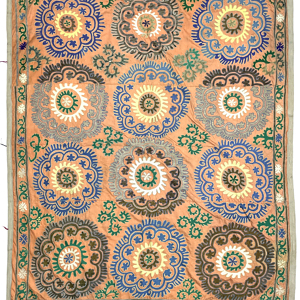 Vintage Handmade Traditional Suzani Textile Vintage Handmade Traditional Suzani Textile 170 CM x 213 CM (5’6” x 7 FT) - S010021