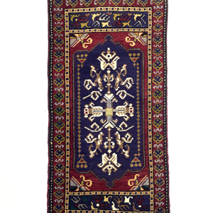 Vintage Handwoven Small Rug 48 Cm X 102 Cm (1’6′′ X 3’4′′ FT) – Y010053