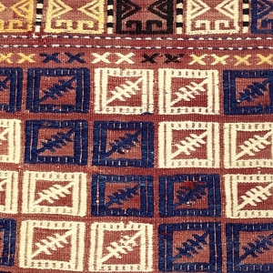 vintage-jijim-kilim-rug-155-cm-x-210-cm-0020027-6 Vintage Jijim Kilim Rug 155 cm x 210 cm (5 X 7” FT) - 0020027